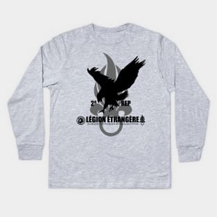 Foreign Legion Paratrooper - 2 REP Kids Long Sleeve T-Shirt